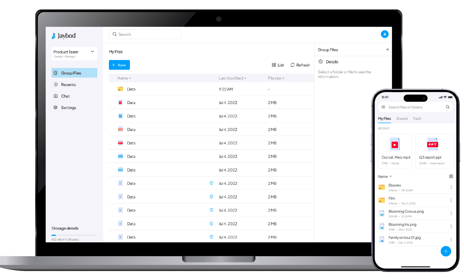 Jaybod UI Design